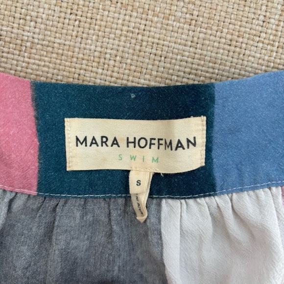 \Mara Hoffman Swim Color Block Maxi Wrap Skirt - Picture 4 of 7